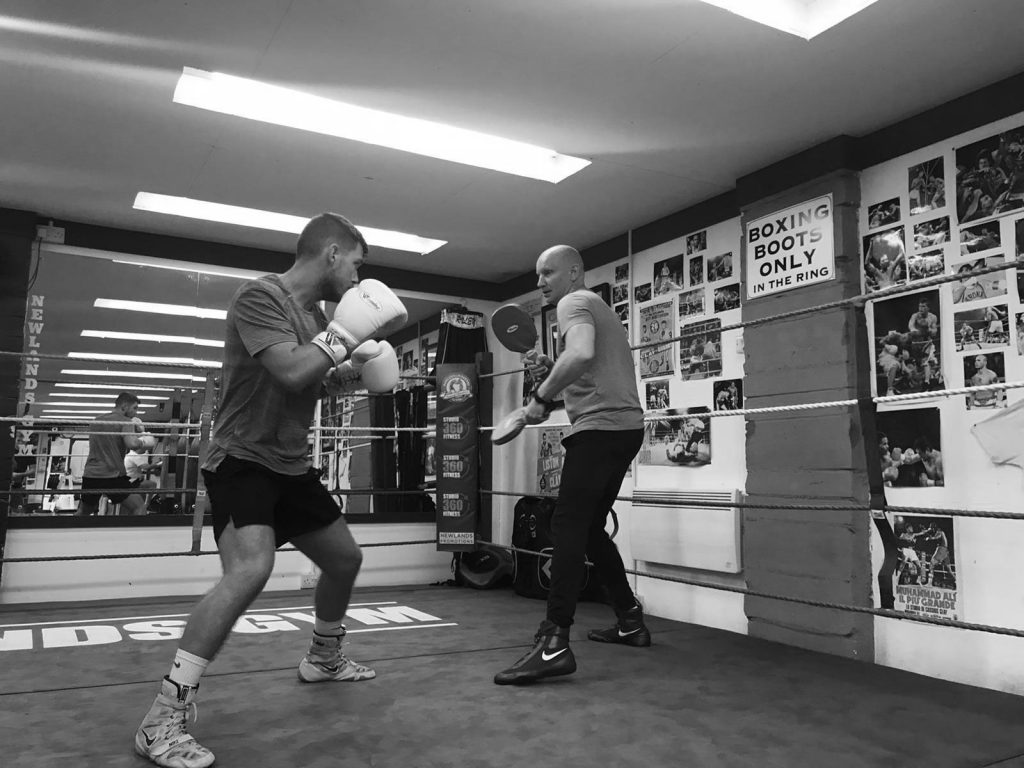 Charlie in training